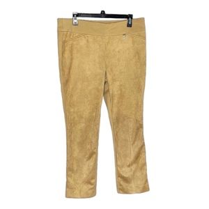 Anne Klein Faux Suede Ankle Pants